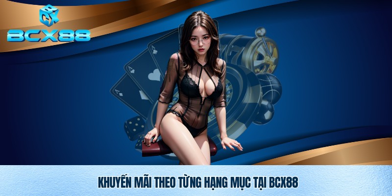 Hạng mục khuyến mãi Bcx88